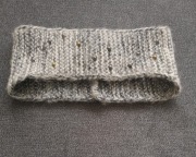 Opaska zimowa ciepła szara Orsay dzianina 24 hm 