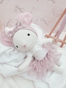 Lalka Tilda Myszka prezent chrzciny urodziny roczek eko zabawka 