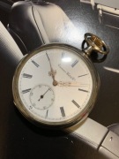 Zegarek kieszonkowy Tavannes srebro 54mm 