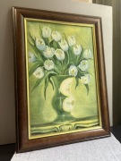 Reprodukcja obrazu "Tulipany" autorstwa Z. Byliny Ręcznie wykonana