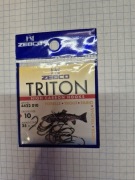 HACZYKI ZEBCO TRITON 25 szt brąz, łopatka - roz 10