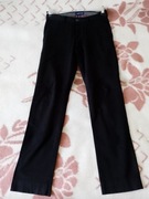 Spodnie Evolution, czarne, eleganckie, bawełna, regular, rozm. 31/32