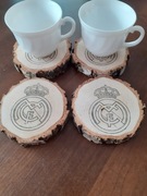 Real Madryt. Gruba kora. Podkładka pod kubek.