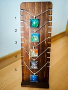 Naszyjnik, wisiorek  z żywicy epoksydowej - rękodzieło