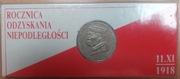 Medal 70 lat niepodległej Polski Piłsudski 1988 r. oryginalny blister