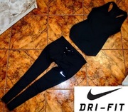 NIKE DRI FIT komplet ORYGINAŁ legginsy i bluzka r S 36 NOOWŚĆ