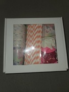 Kompletna zastawa stołowa urodzinowa dla dzieci 20 kpl motylki różowy