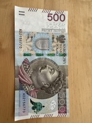3 Banknoty 500 zł seria AD i AH