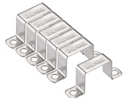 Wsporniki U stal nierdzewna 304 38x42 mm 6 szt.