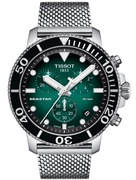 Tissot Seastar 1000 Quartz Chronograph 46 mm – zielona tarcza, bransoleta 