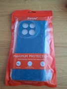 Foluu etui na OnePlus 12 5G silikonowe odporne na wstrząsy niebieskie