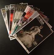 LEGIA WARSZAWA archiwalne programy meczowe 9+1 szt