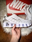 Nike Shox, NOWE, 44, biało srebrne, streetwear