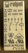 Relpol RM84 PRZEKAŹNIK 24V AC 2x 8A 2P 250V