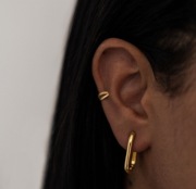 Nowe Kolczyki owalne Ania Kruk 2,4 cm
