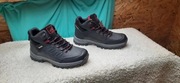 Męskie buty trekkingowe 41 czarne z czerwonym akcentem, nowe