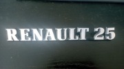 RENAULT 25. RARYTAS! EMBLEMAT ZNACZEK LOGO ORYGINAŁ! ALUMINIUM!