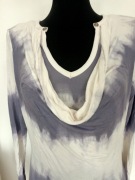 Biało-fioletowa bluzka Laura Scott tie dye