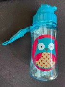 NOWY bidon Skip Hop ZOO Sowa 390ml ze słomką + rurki