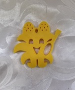 Breloczek Keyspinner Keyrambit HipiHappy MUSIK -TikTok Brick3D