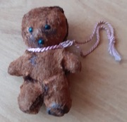 Mały brązowy miś _ zabawka PRL