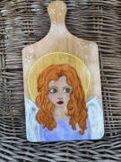 Ręcznie malowany Rudy Anioł 