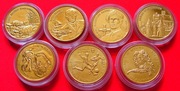 2 Złote NG .Komplet z roku 2002 (7 monet).  Stan menniczy .