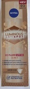 NIVEA LUMINOUS anti spot FLUID CC KREM przewciw przebarwieniom MEDIUM 2
