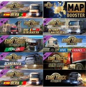 Euro truck simulator 2 wraz z dlc 9 map