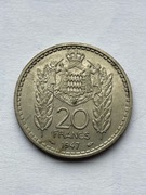 Monako 20 franków 1945 rok