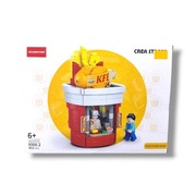 Klocki Konstrukcyjne LELEBROTHER Fast Food Shop KFE Zestaw 402 elem 6+