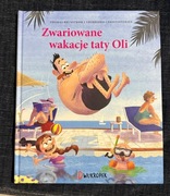 Zwariowane wakacje taty Oli książka nauka czytania Dwukropek