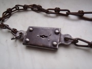 przedwojenne zapięcie  do roweru