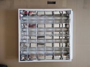 Oprawa rastrowa podtynkowa kpl 4 x 18 W Zarco + świetlówki