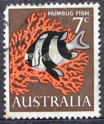 Australia 1966 r. Mi 364 ryby