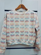 Bluza sweterek w serduszka r. M