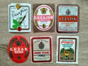 Stare etykiety browar LEŻAJSK i ZACZERNIE 