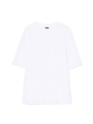 Biała basicowa basic koszulka t-shirt na krótki rękaw o kroju comfort Cropp