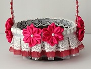 Koszyk, koszyczek wielkanocny na święconkę + serwetka