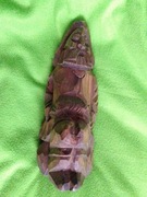 Pustelnik z czeskich Beskidów – rzeźba w orzechu bejcowanym na ciemny brąz