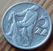 5 zł rybak 1959 