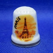 Naparstek Kolekcjonerski Porcelanowy  - Paris 