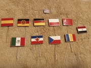 Znaczki Flagi Państw 10 + 1 USA 