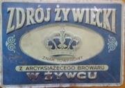 Tabliczka Reklamowa z Arcyksiążęcego Browaru Żywiec u 
