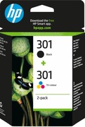 Tusze do drukarki, Wkłady atramentowe HP 301 Combo Instant Ink