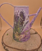 Konewka lawenda ręcznie malowana