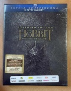 Hobbit Battle of the Five Armies Edycja Rozszerzona 3 Blu-ray Nowy