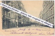POZNAŃ POSEN Naumann-Strasse Ul.Działyńskich okazałe kamienice kościół 1902