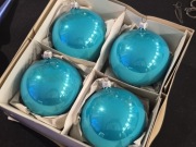 Duże Bombki choinkowe 4 szt. retro bańki na choinke vintage  prl