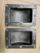 2x miseczka na koło flight case skrzynia transportowa